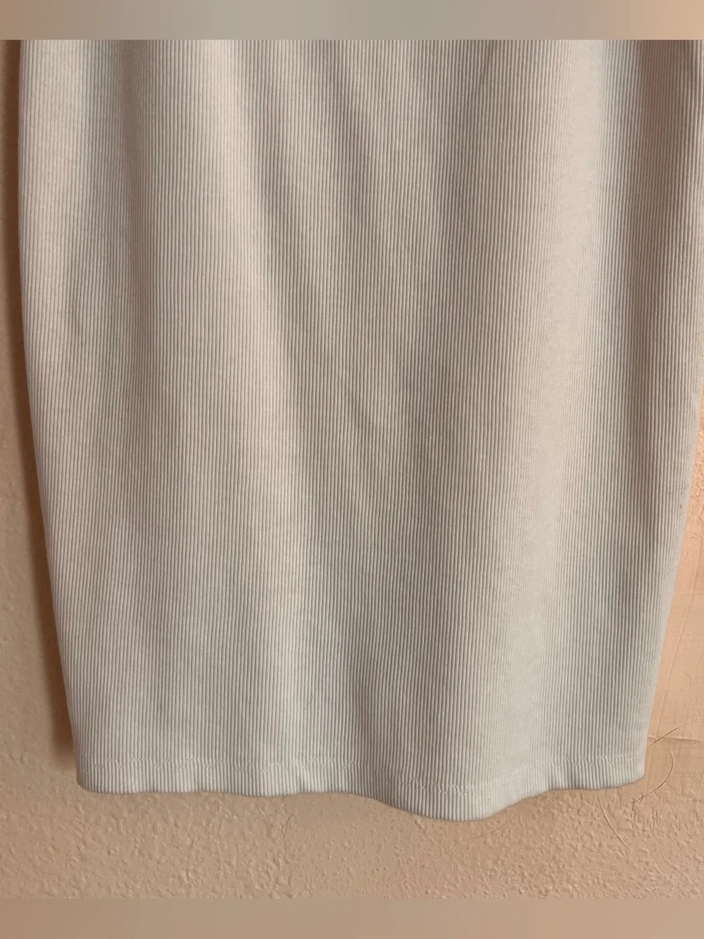 Wild Fable White Ribbed Mini Dress - Picture 6 of 9